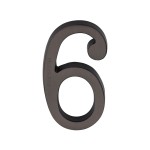 M Marcus Heritage Brass Numeral 6 - Concealed Fix 76mm